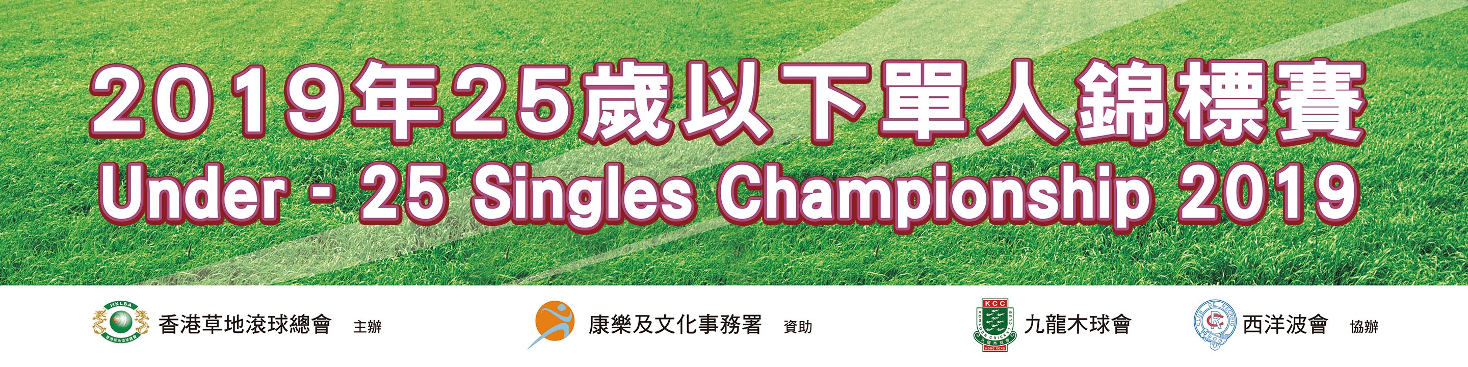 Under-25 Singles Championship 2019 (Updated on 3/1/2020)