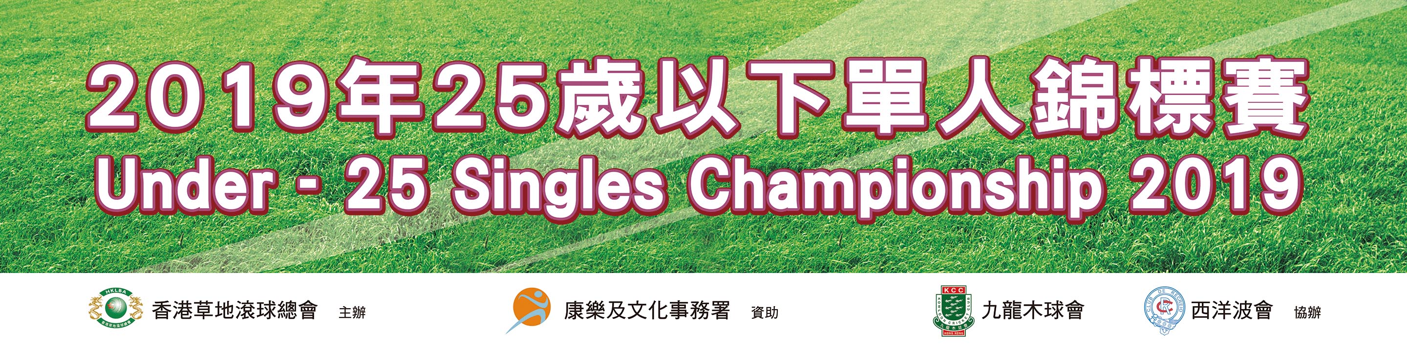 Under-25 Singles Championship 2019 (Updated on 3/1/2020)